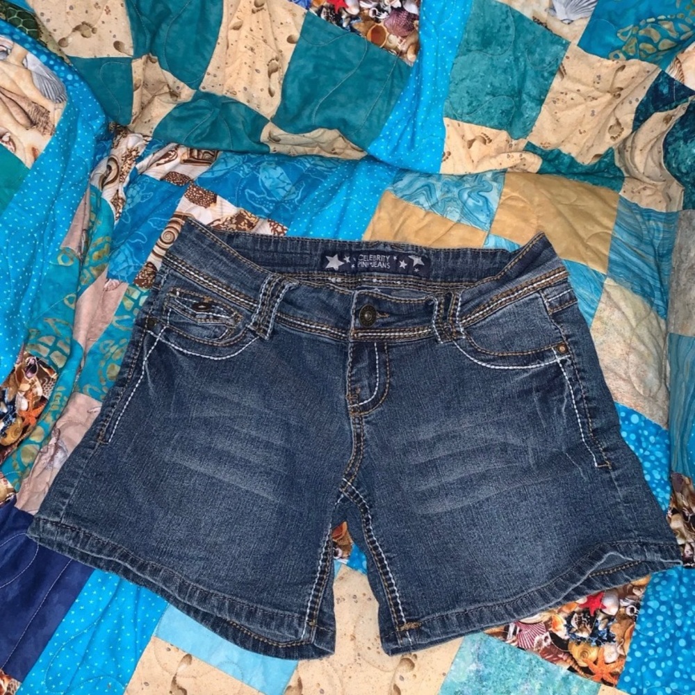 Celebrity Pink Jean Shorts